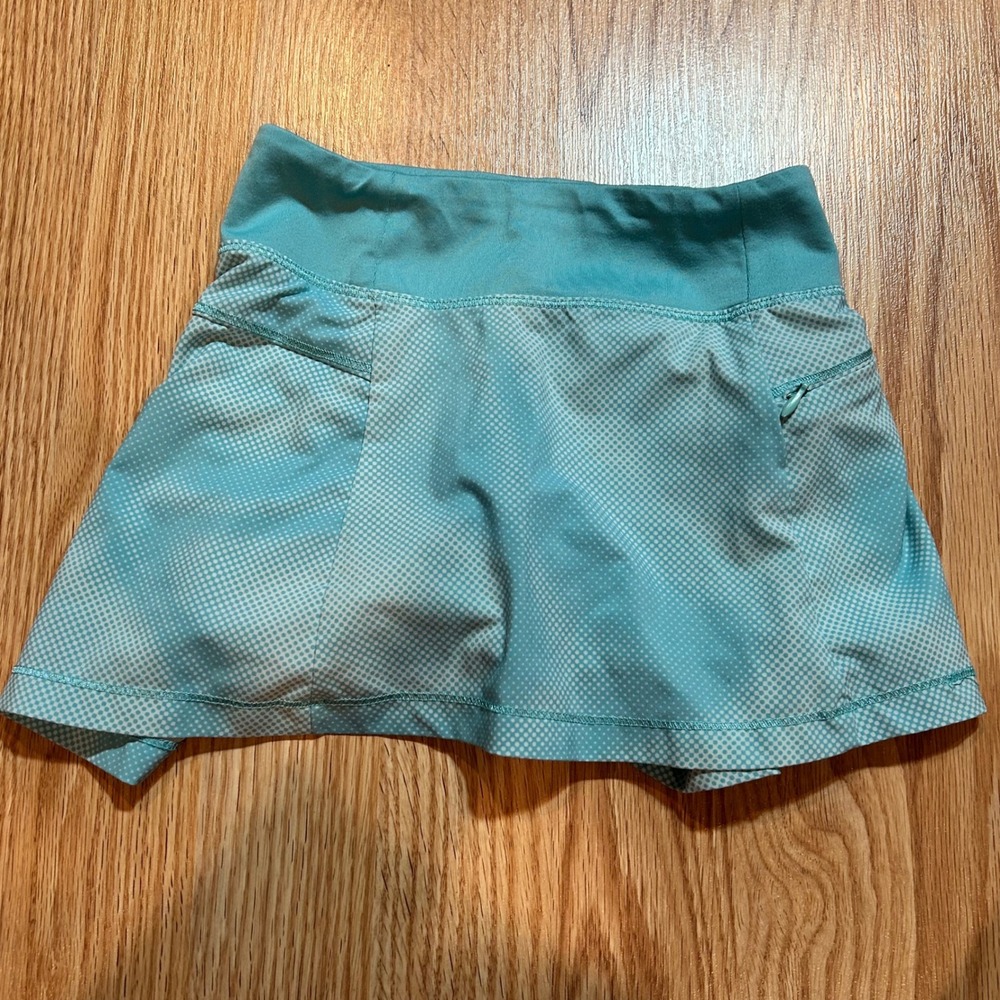 All in Motion Girls XS Skort Athletic Tennis Golf Skirt Aqua‎ Kids Activewear